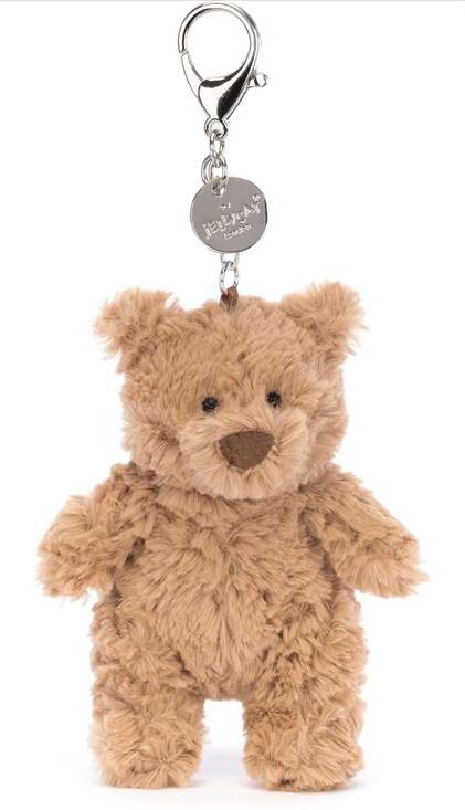 Jellycat Accessories - Jellycat Bartholomew Bear Bag Charm Keyring Plush 100% authentic